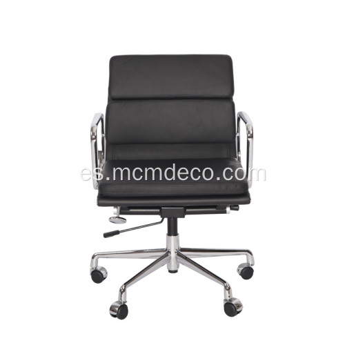 Silla moderna Eames soft pad de cuero